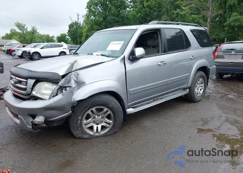 2003 Toyota Sequoia Limited V8 из США, поврежденный, VIN 5TDBT48A73S191129